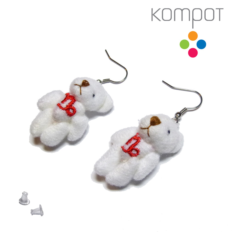 PLYŠOVÍ MEDVÍDCI :: bílí (chir. ocel)