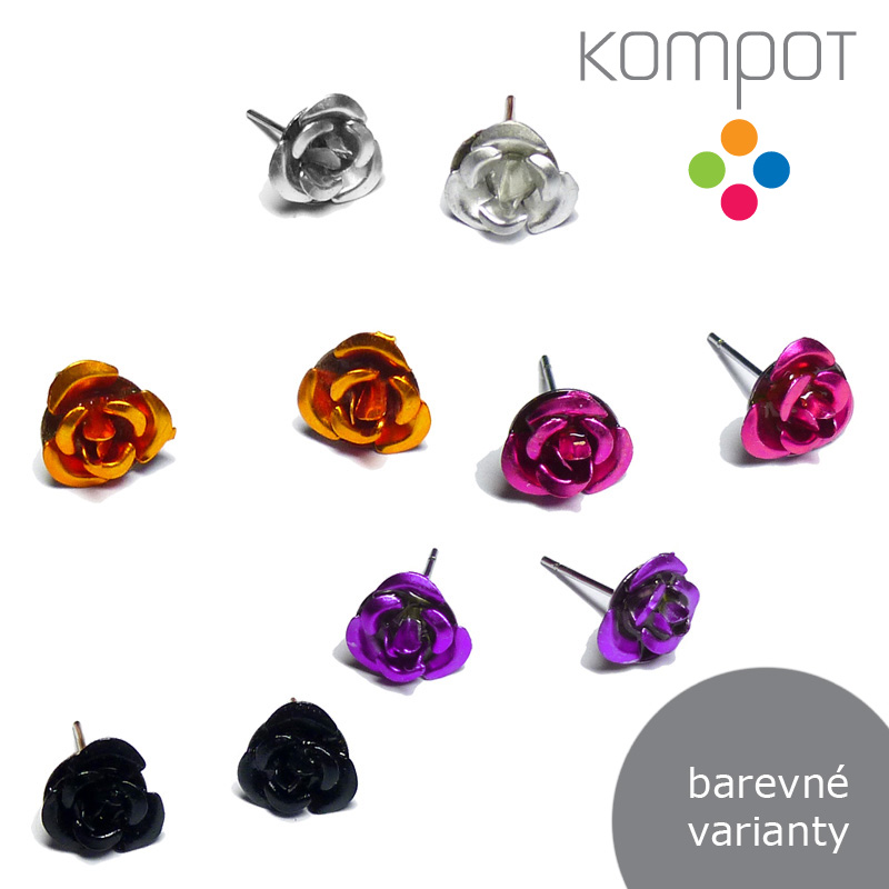 RŮŽIČKY kovové, pecky