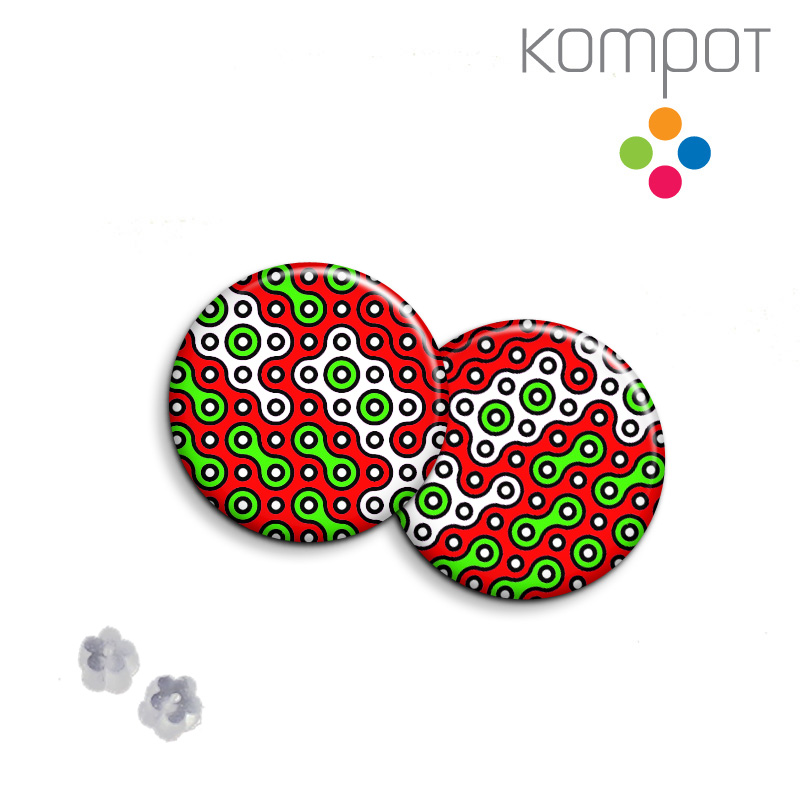 Plackové :: MĚŇAVKY, červeno-zelené (chir. ocel)