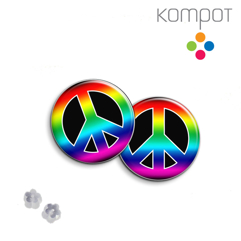 Plackové :: PEACE, duhový