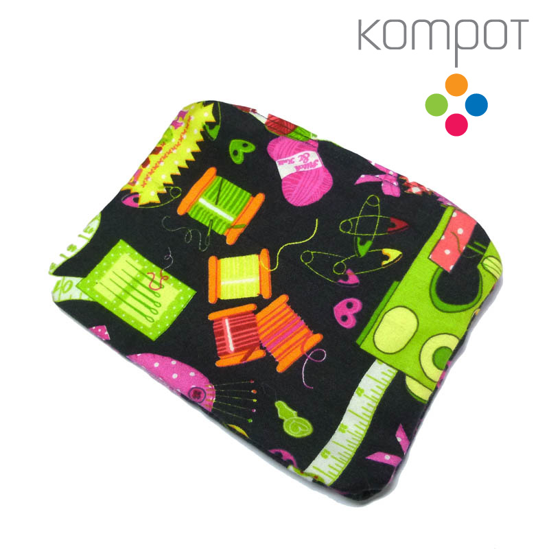 Látková kapsička 095 :: Šitíčko, černé