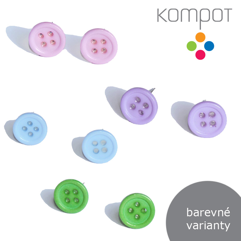 KNOFLÍKY střední, světlé