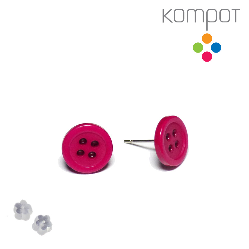 KNOFLÍKY střední :: tmavě růžové