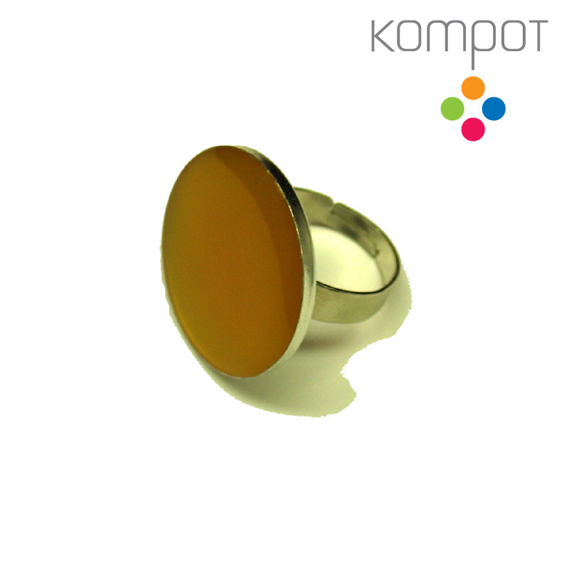 Prsten KAPKA :: oranžový