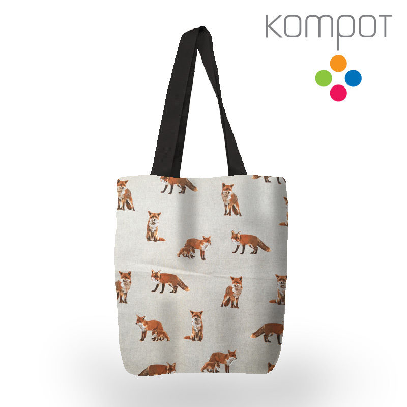 Taška 141 :: Živé lišky - zapínání na ZIP