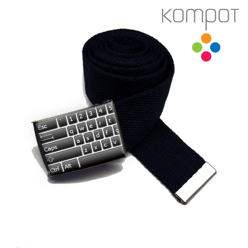 Pásek 042 :: KLÁVESNICE, černá