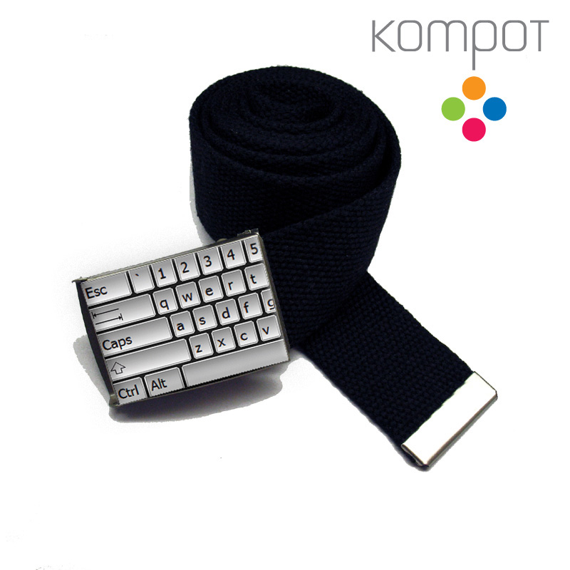 Pásek 048 :: KLÁVESNICE, šedá