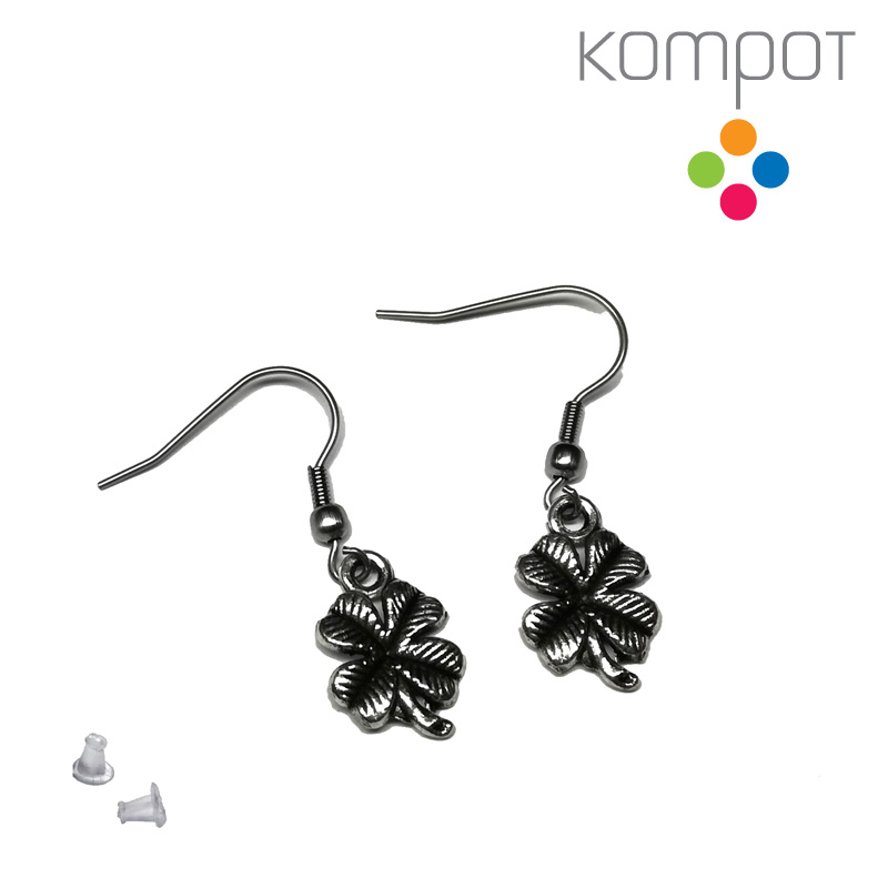 ČTYŘLÍSTKY - plné, kov