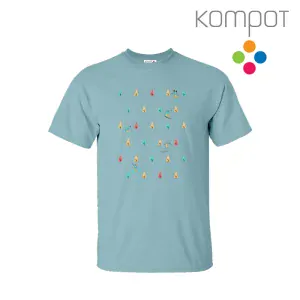 Pánské tričko :: FREERIDE, ocelové