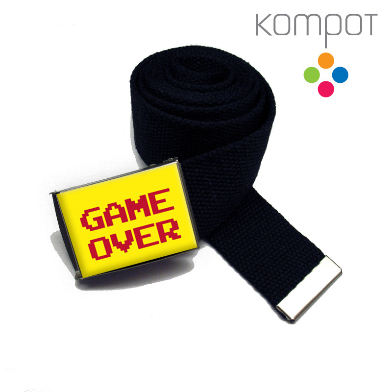 Pásek 049 :: GAME OVER, žlutý