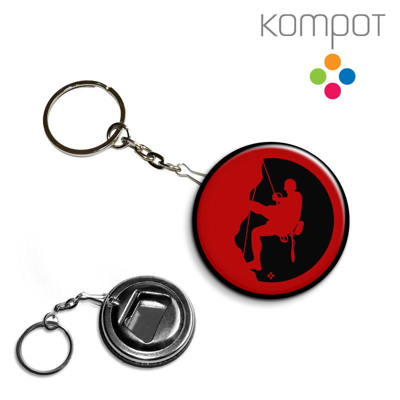 Klíčenka, otvírák :: HOROLEZEC, černý