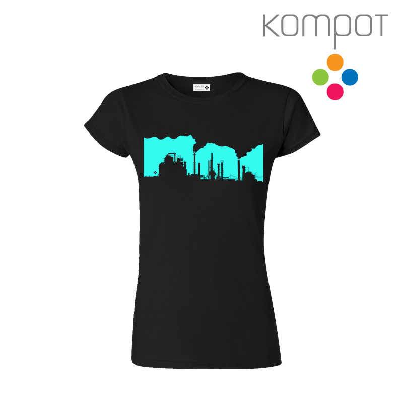 Dámské tričko :: FABRIKA, šedé