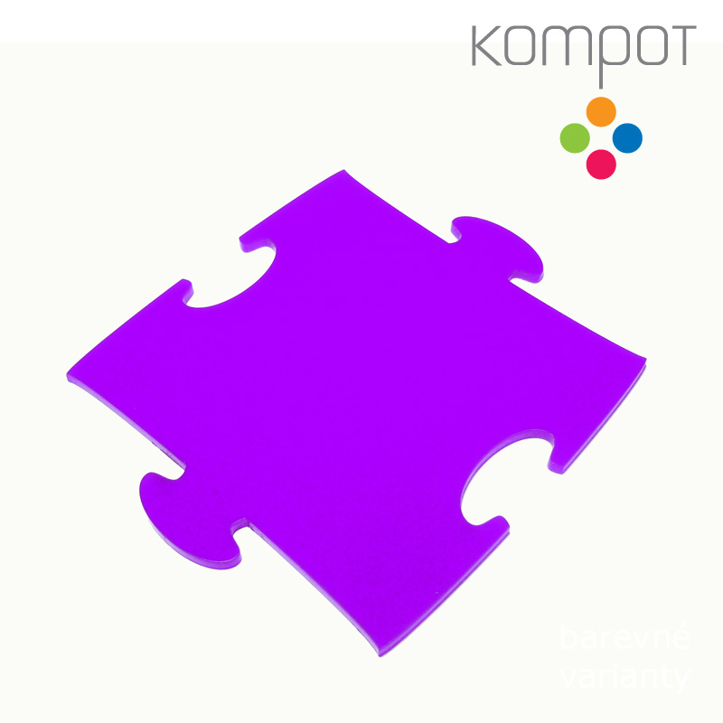 Podtácek PUZZLE :: fialový - 1 ks