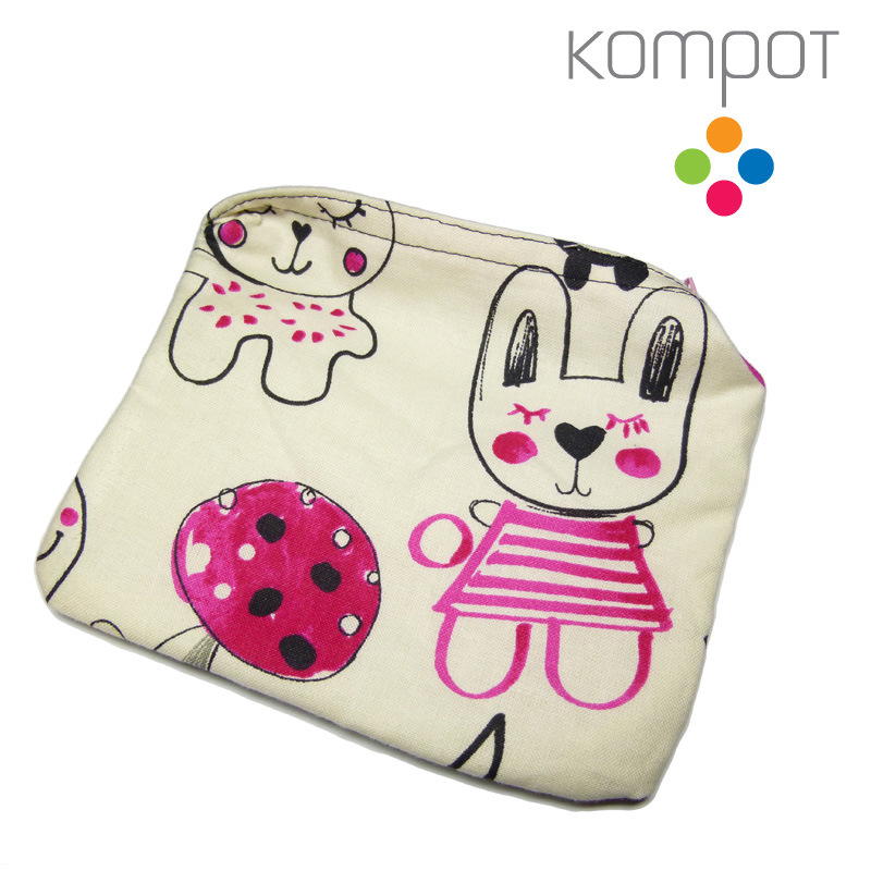 Látková kapsička 014 :: Ptáček, slon a kamarádi