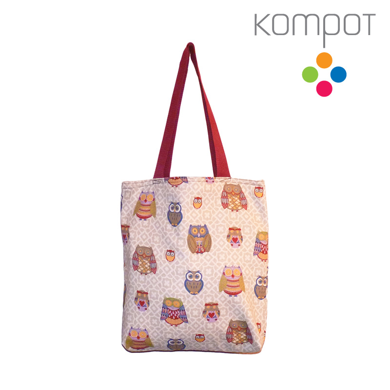 Taška 098 :: Barevné sovičky - zapínání na ZIP