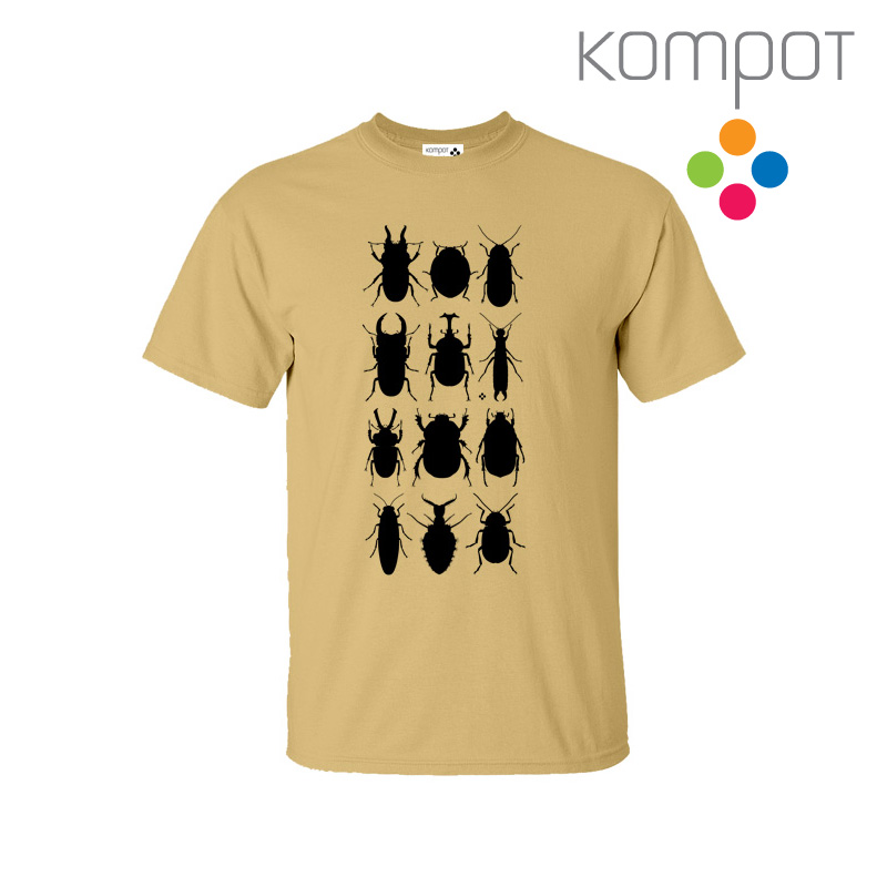 Pánské tričko :: BROUCI, béžové