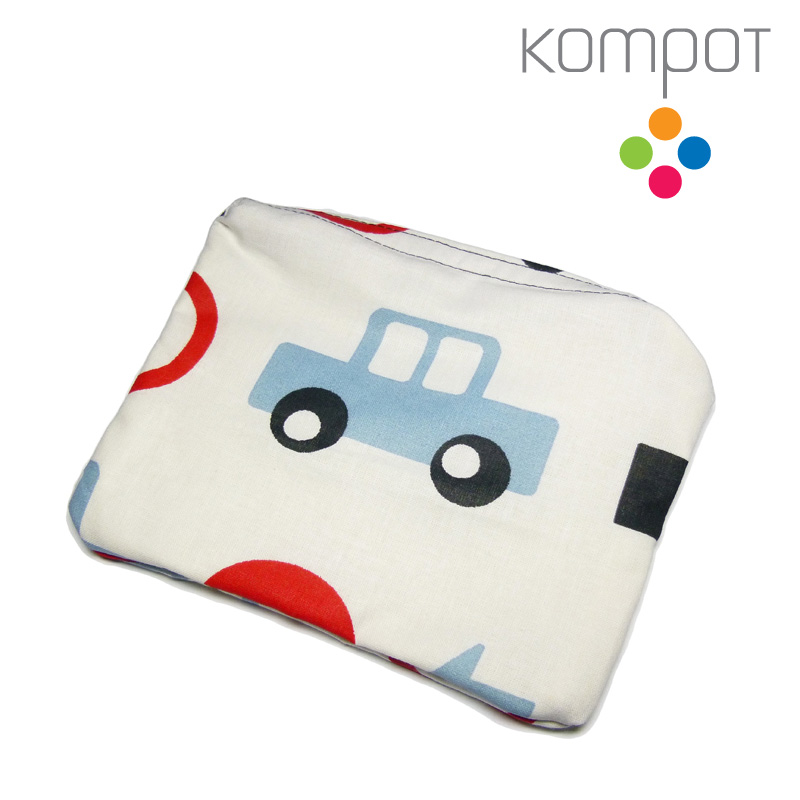 Látková kapsička 004 :: Dopravní zácpa modrá