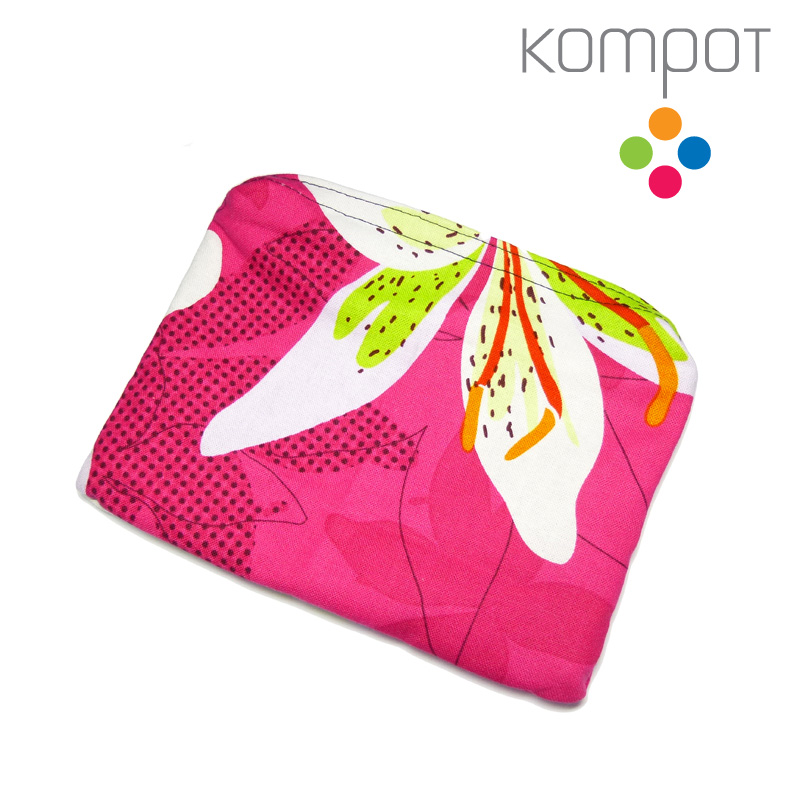 Látková kapsička 056 :: Růžová Lilie