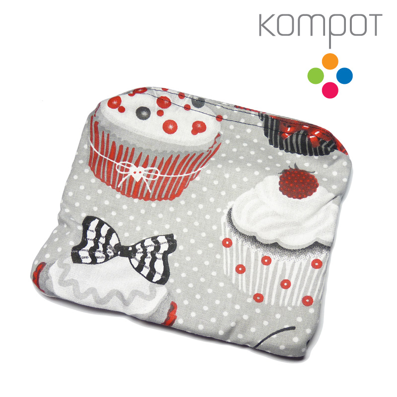 Látková kapsička 038 :: Muffiny šedé