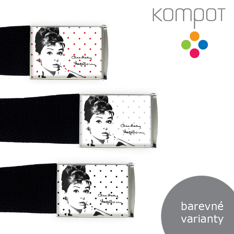 Pásek 031 :: AUDREY S PUNTÍKY, šedé