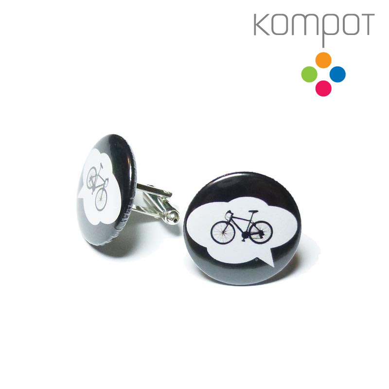 Manžetové knoflíčky :: KOLO, černé