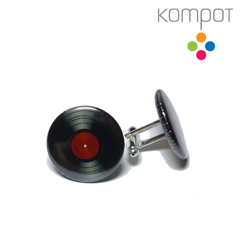 Manžetové knoflíčky :: VINYLY, červené