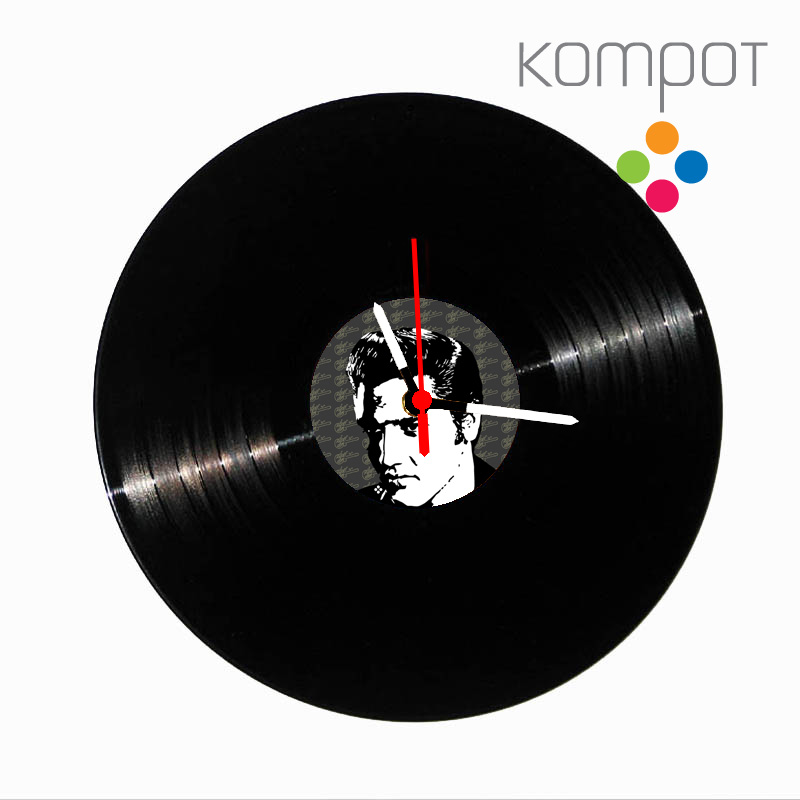 Vinylové hodiny ELVISOVA HLAVA