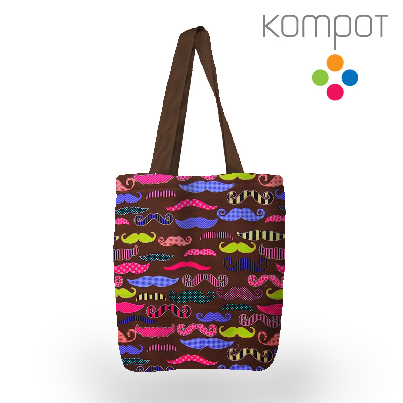 Taška S50 :: Kníry, hnědé - zapínání na ZIP