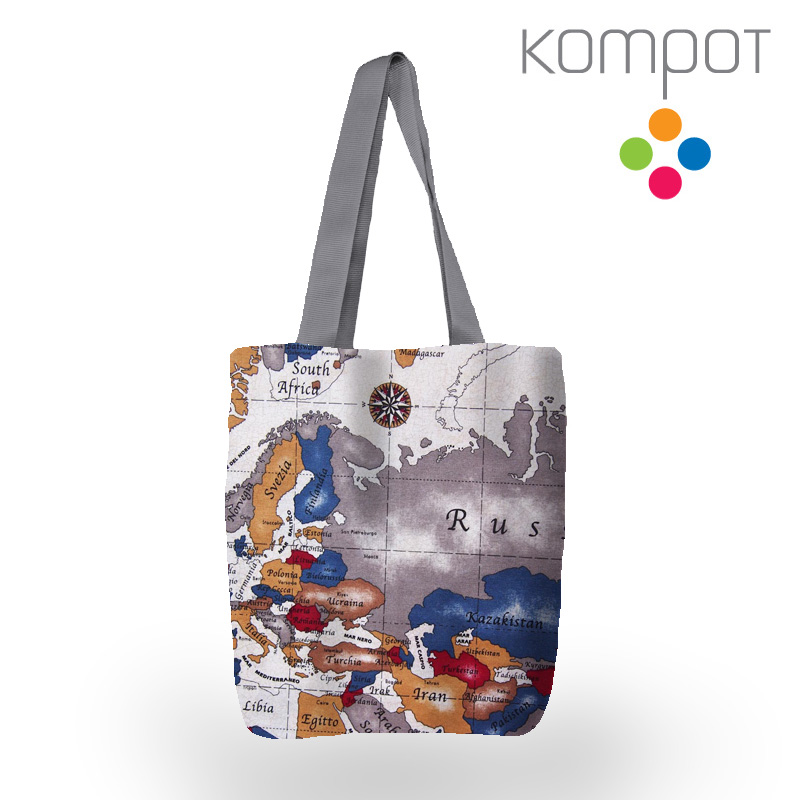 Taška 181 :: Mapa, šedá - zapínání na ZIP