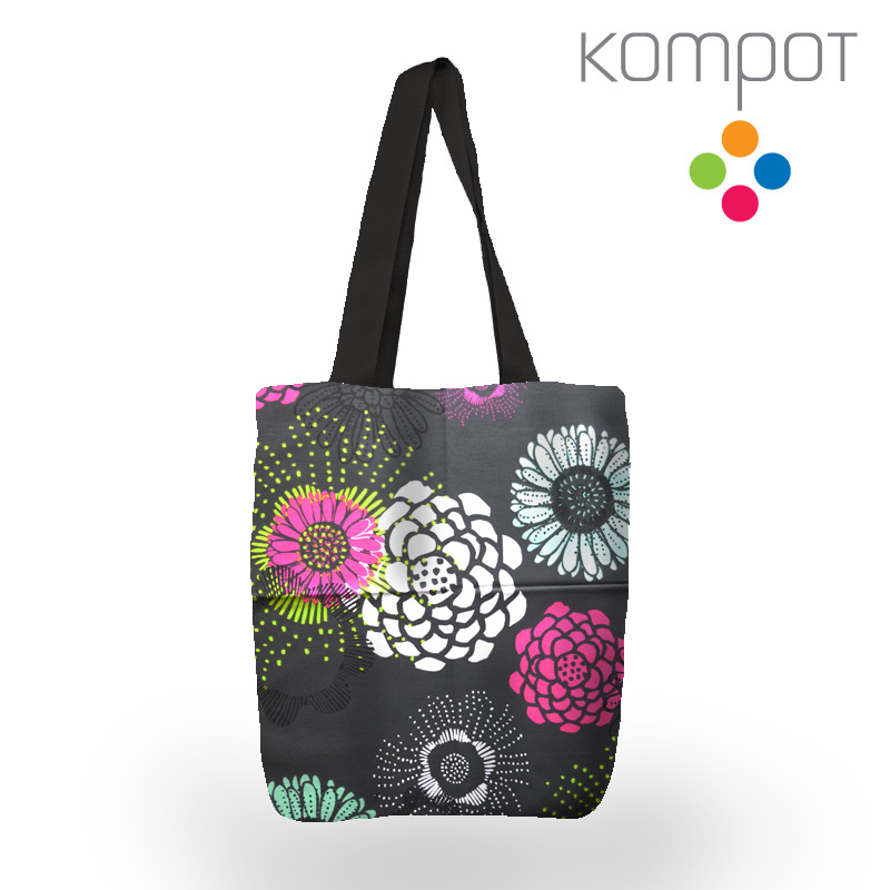 Taška 205 :: Neonové květy - zapínání na ZIP