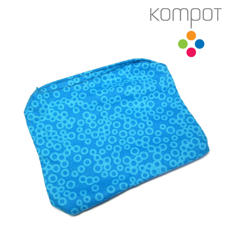 Látková kapsička 161 :: Bublinky, modré