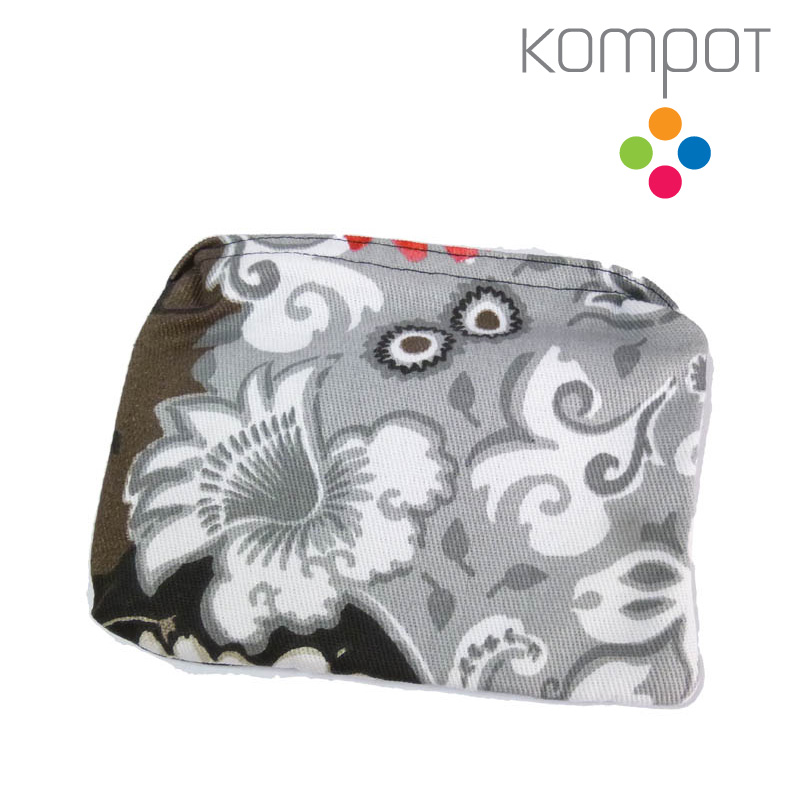 Látková kapsička 226 :: Šedý květ