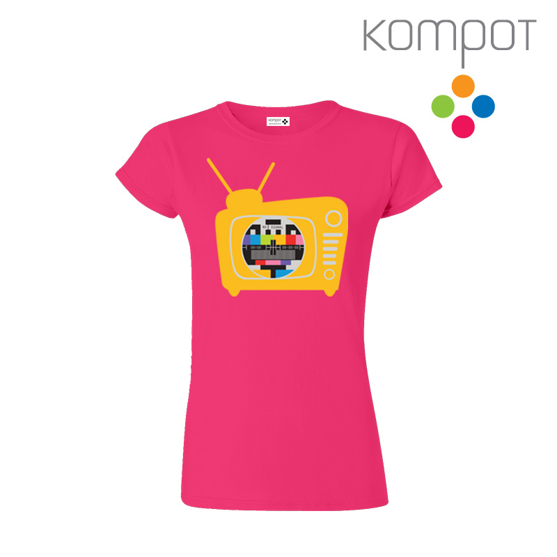 Dámské tričko :: MONOSKOP, růžové