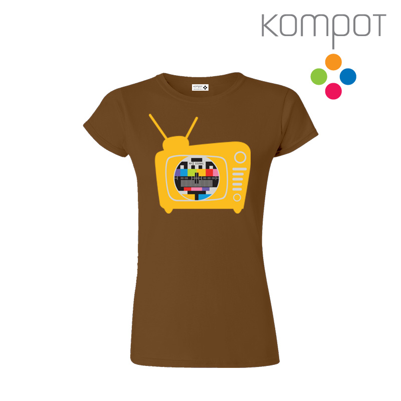 Dámské tričko :: MONOSKOP, oříšek