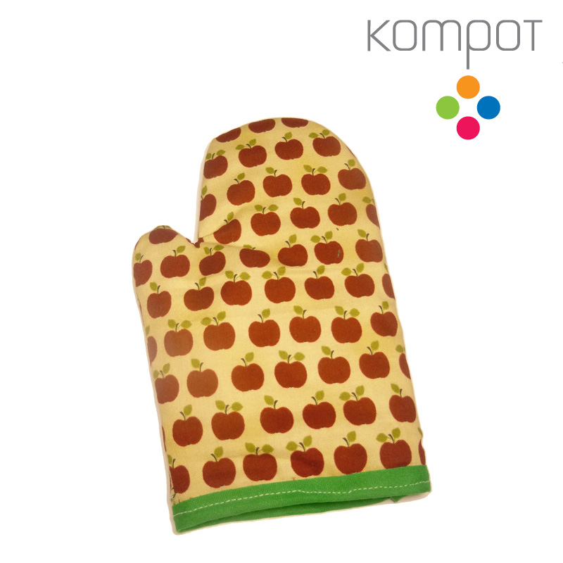 Dětská chňapka :: JABLÍČKA, s poutkem, 1 ks