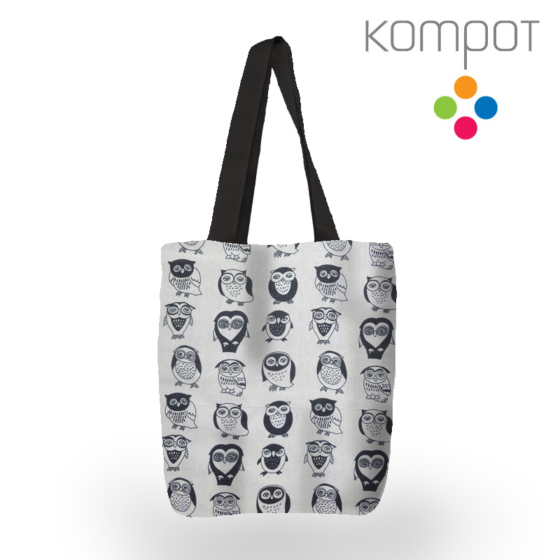 Taška 159 :: Vážné sovy - zapínání na ZIP