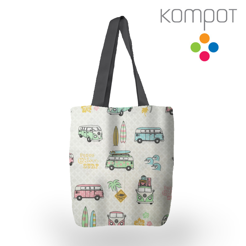 Taška 076 :: Minibusíci pasteloví - zapínání na ZIP