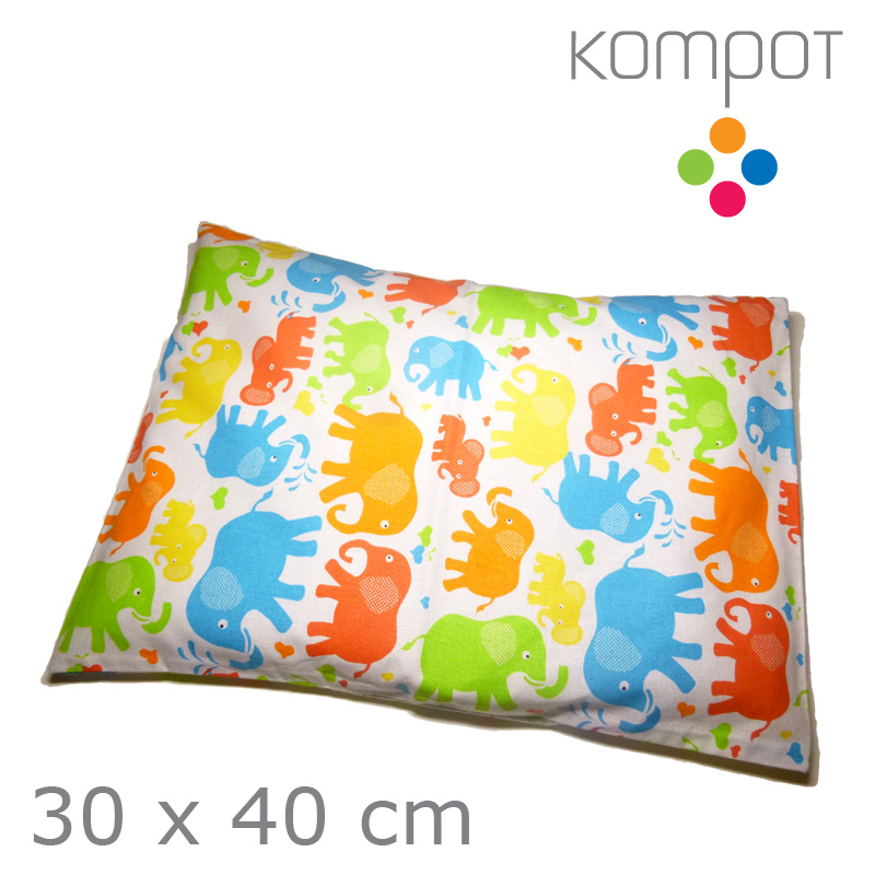 Pohankový polštářek L :: SLONI, barevní