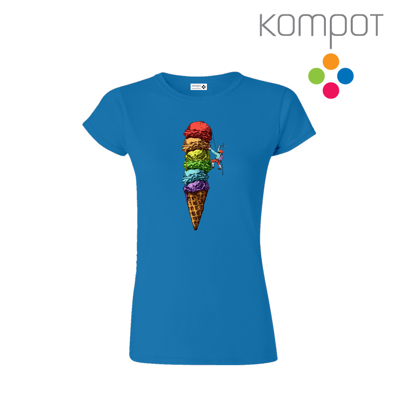 Dámské tričko :: ZMRZLINA, modré