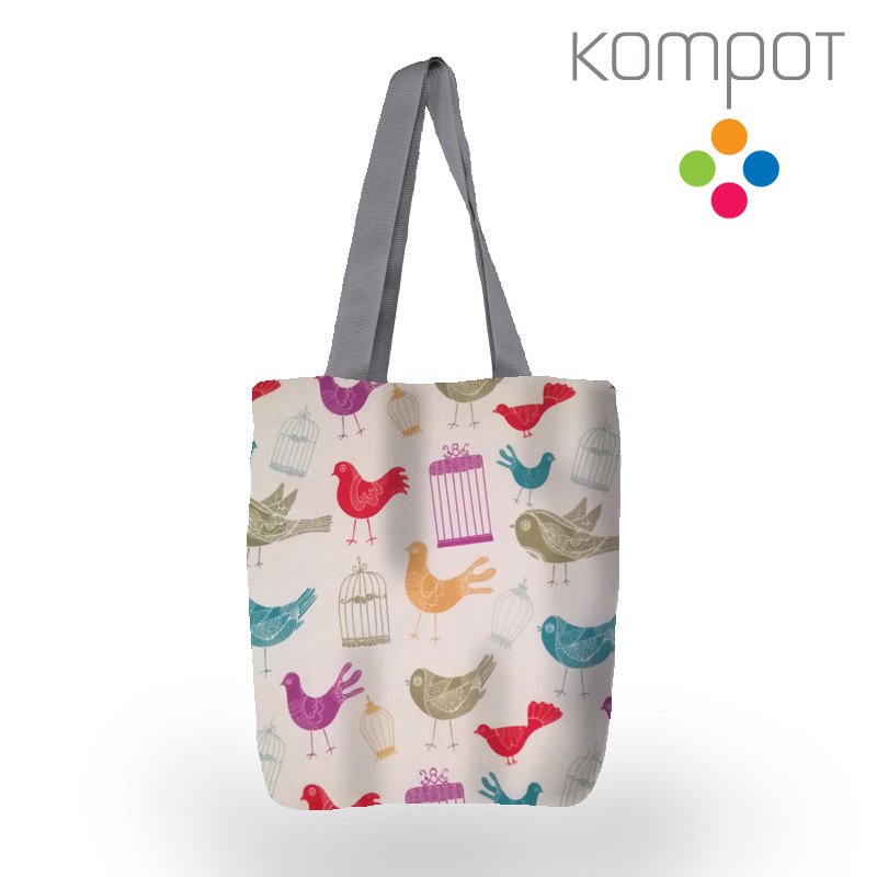 Taška 253 :: Ptáčci a klece - zapínání na ZIP