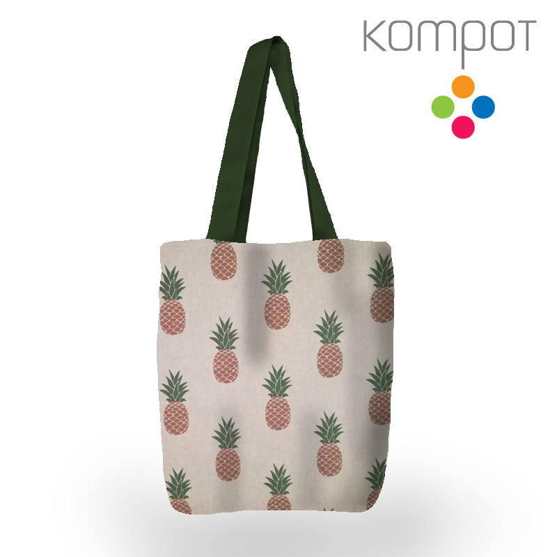 Taška 258 :: Ananasy kreslené - zapínání na ZIP