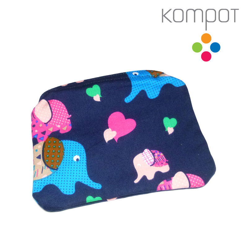 Látková kapsička 180 :: Modří sloníci