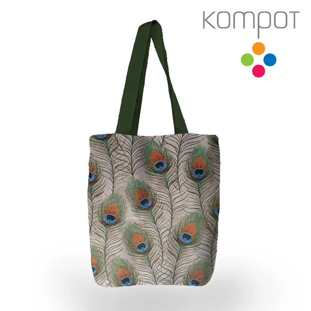 Taška 058 :: Paví pera - zapínání na ZIP