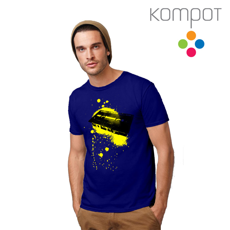 Pánské tričko :: KAZETA, modré