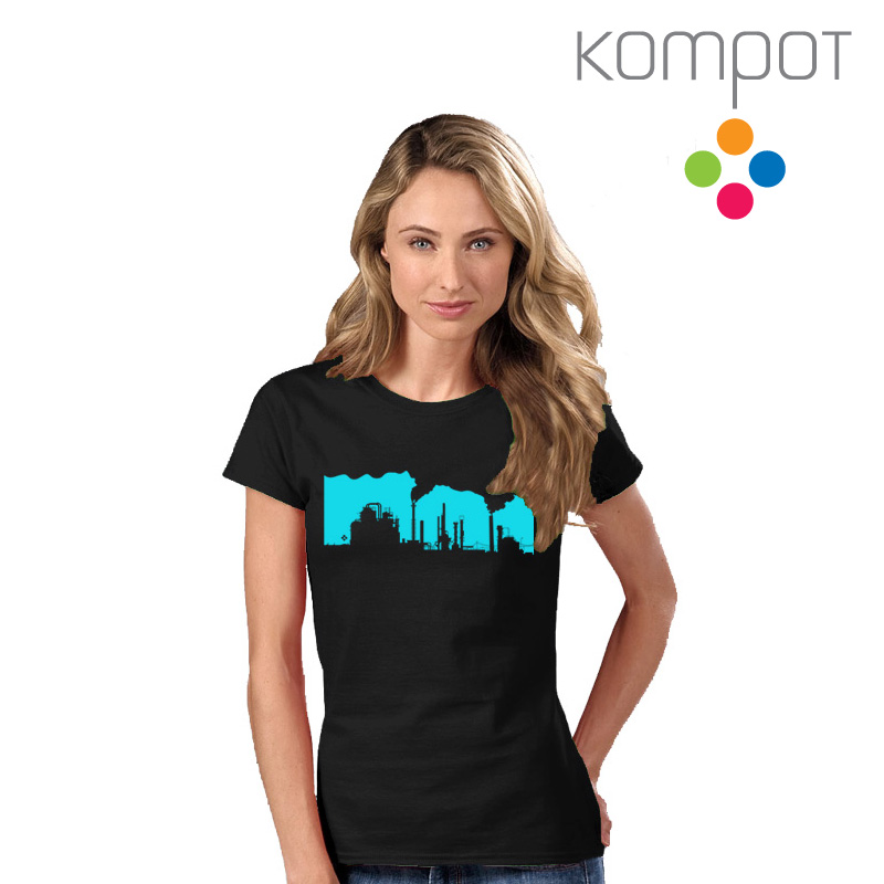 Dámské tričko :: FABRIKA, šedé