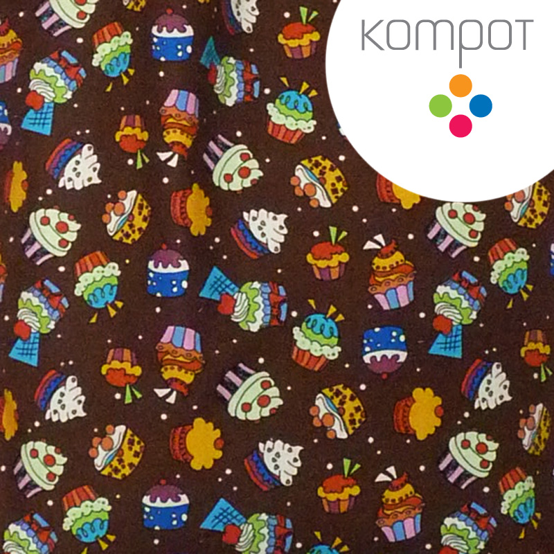 Taška 039 :: Dortíčky čokoládové - zapínání na ZIP