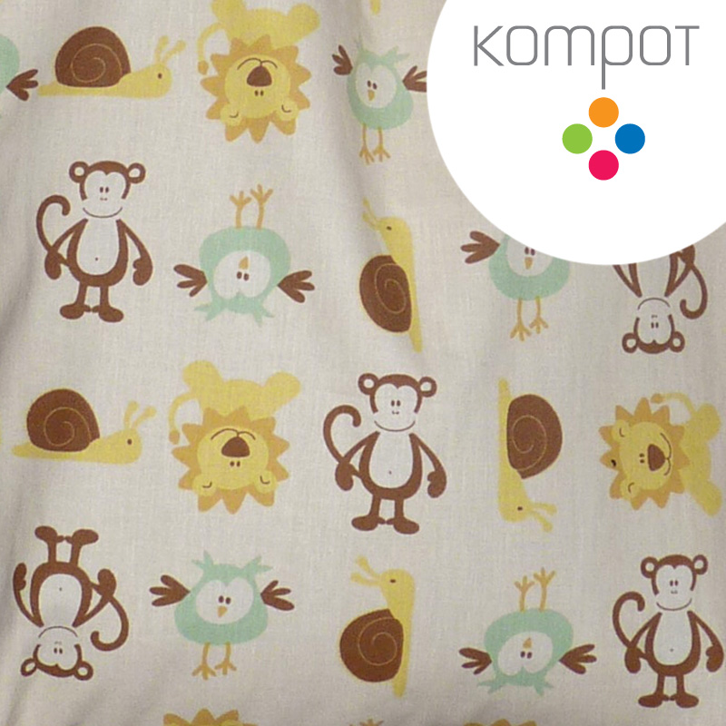 Taška S24 :: Lev, opička a kamarádi - zapínání na ZIP - VÝPRODEJ