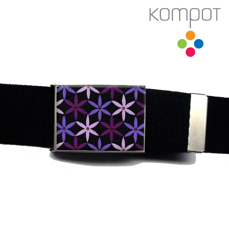 Pásek 058 :: KVĚTY, fialové