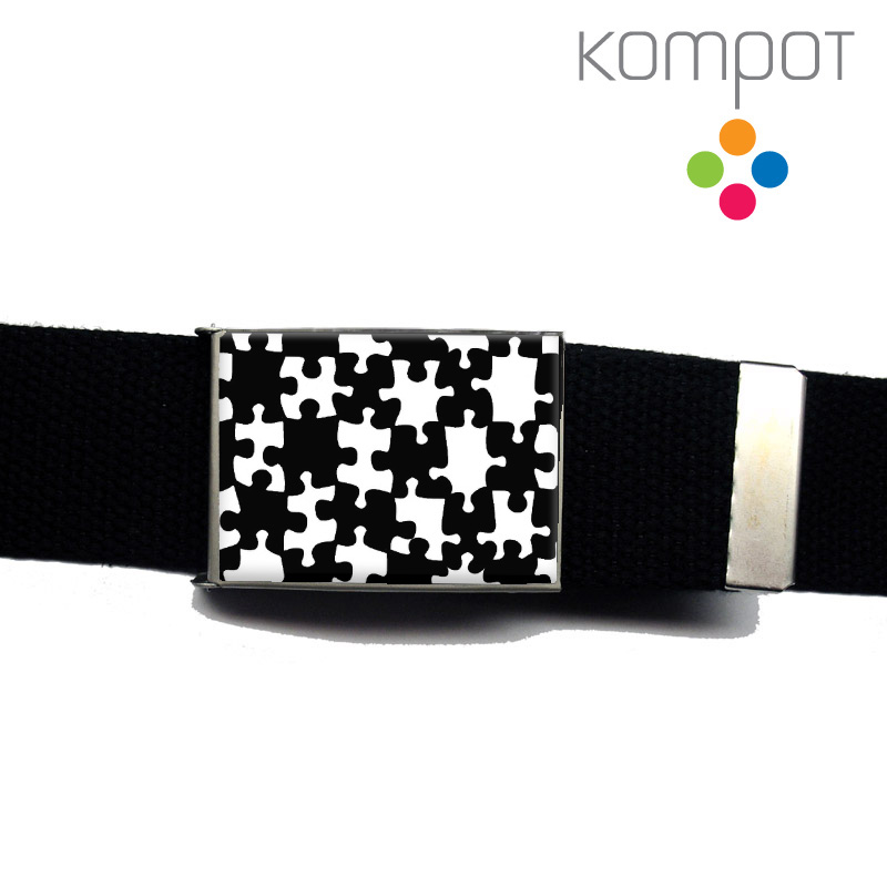 Pásek 014 :: PUZZLE, černobílé