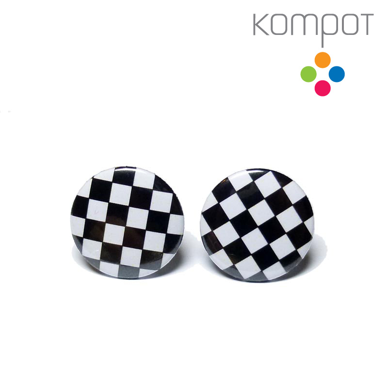 Manžetové knoflíčky :: ŠACHOVNICE